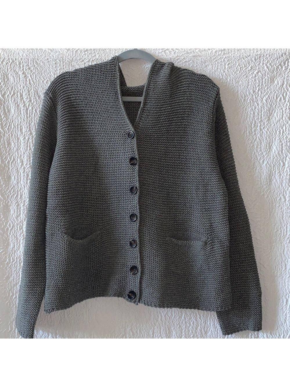 MISSLOOK  Crochet Knit Hoodie Cardigan Sweater